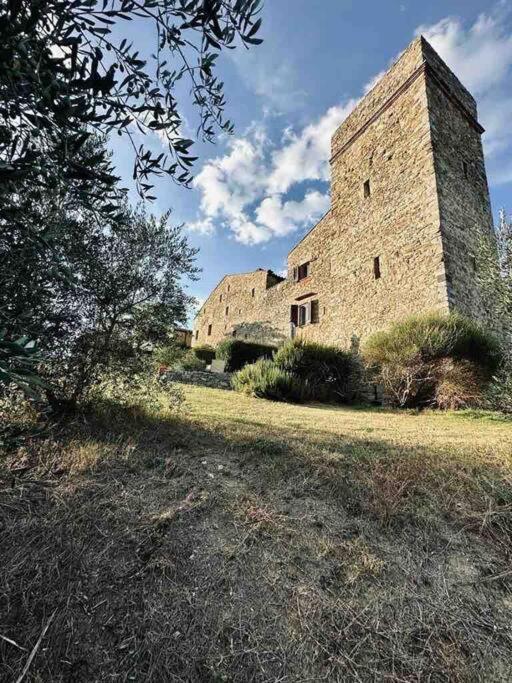 Medieval Tower In Umbria With Swimming Pool Montelagello Экстерьер фото