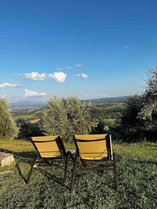 Medieval Tower In Umbria With Swimming Pool Montelagello Экстерьер фото