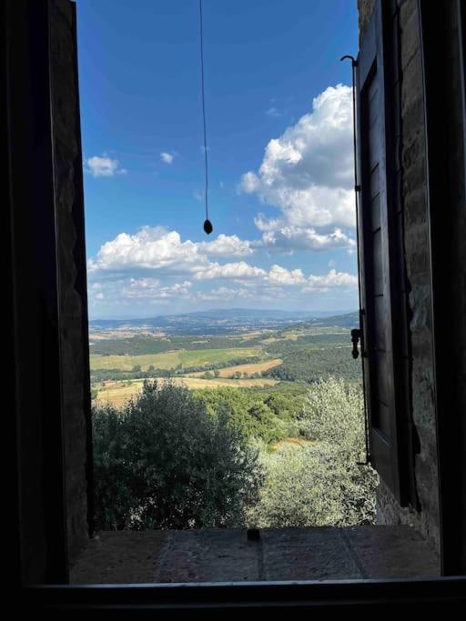 Medieval Tower In Umbria With Swimming Pool Montelagello Экстерьер фото