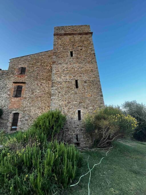 Medieval Tower In Umbria With Swimming Pool Montelagello Экстерьер фото