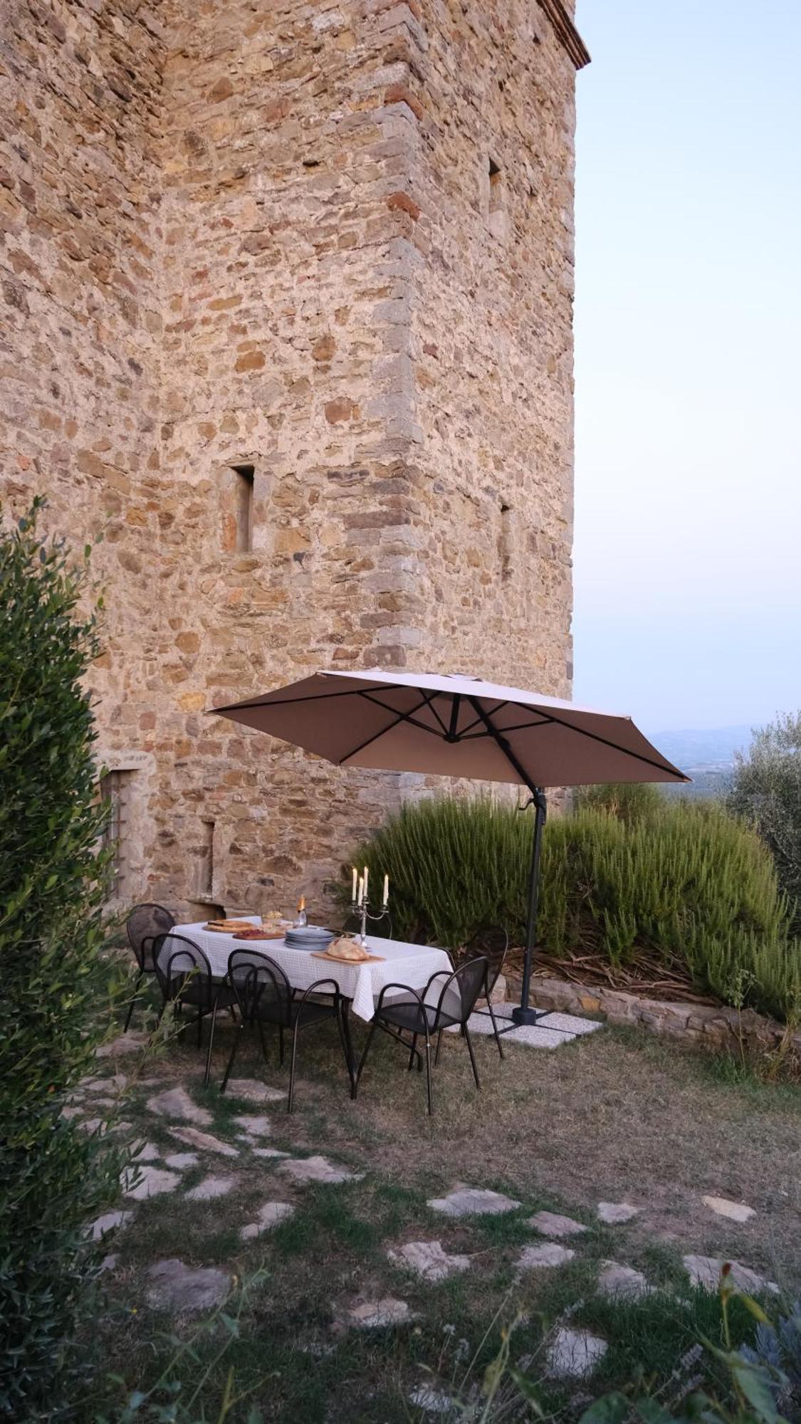 Medieval Tower In Umbria With Swimming Pool Montelagello Экстерьер фото